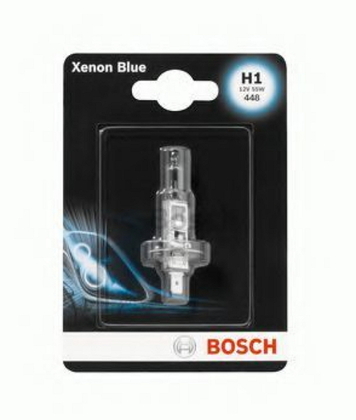 Автолампа BOSCH Xenon Blue H1 55W 12V P14,5s 1шт./блистер (9429)