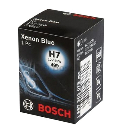Автолампа BOSCH Xenon Blue H7 55W 12V PX26d  (9430)