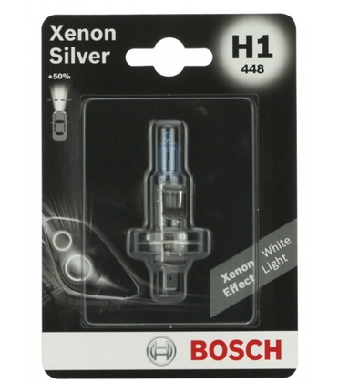 Автолампа BOSCH Xenon Silver Н1 55W 12V P14,5s 1шт./блистер (9434)