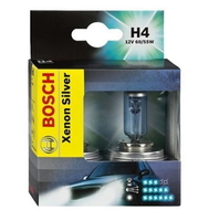 Автолампа BOSCH Xenon Silver Н4 60/55W 12V P43t 2шт./бокс (9436) 