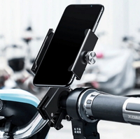 Держатель телефона на мотоцикл или велосипед Baseus Knight Motorcycle Black (CRJBZ-01) (9443) 
