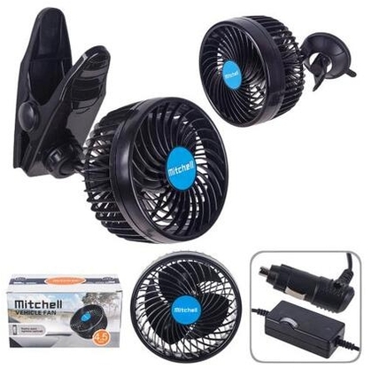 Вентилятор HX-T701E 4.5" 12V 4W + клипса плавная регул-ка скорости (HX-T701E)