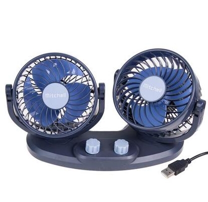 Вентилятор Mitchell HX-U901 5" 12V 5W двойной две скорости (9481HX-U901)