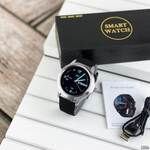 Смарт-часы Modfit K15 Black-Silver Silicone(11513)