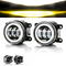 Туманні фари LED Ford Fusion, C-Max, Explorer, Ecosport, Fiesta, Focus, Focus, Transit біле світло,комплект 2шт(13193)