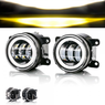 Led туманки LED Ford Connect 06-10, Fusion, Focus, Transit,біле/жовте світло,комплект 2шт (12907)