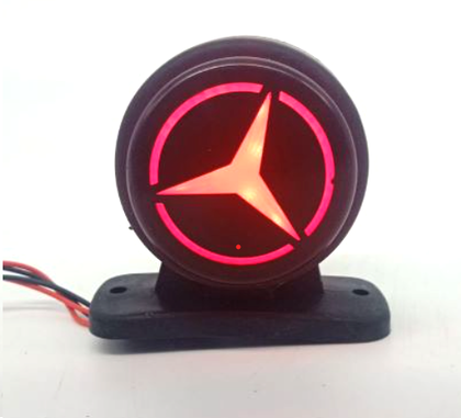 Ліхтар габаритний ріг LED 6 СМ Мерседес 24в(12955)