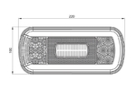 Фонарь светодиодный задний универсальный FRISTOM FT-130 NT COF/5867