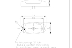 Фонарь светодиодный габаритный передний Fristom FT-025 b (белый)/5791