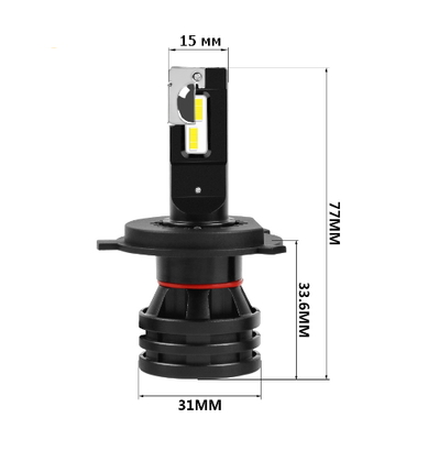 Светодиодные автолампы LED Stellar модель T9  цоколь H4 (8354H4T9)