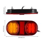 Задний Led фонарь Allpin 2 секции 12-24в (9354)