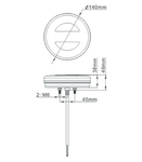 Задний фонарь прицепа Allpin Dynamic круглый 10-30 В (10254D20)
