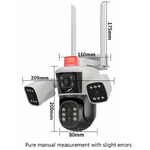 Камера IP спостереження Wi-Fi 16 Мп з 10-кратним зумом(13238)