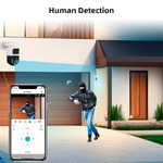 Комплект відеоспостереження провідний з переглядом через 3G мережу DVR KIT 4ch HD на 4 камери (13237)