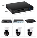 Комплект відеоспостереження провідний з переглядом через 3G мережу DVR KIT 4ch HD на 4 камери (13237)