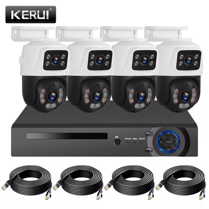 Комплект відеоспостереження провідний з переглядом через 3G мережу DVR KIT 4ch HD на 4 камери (13237)