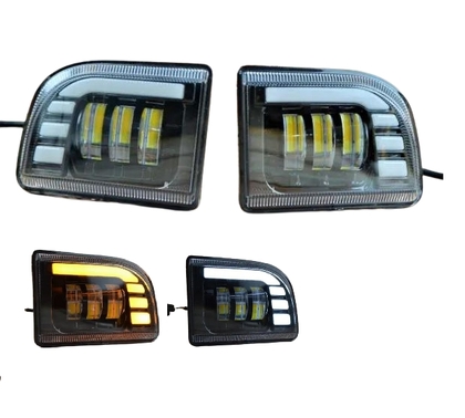Фари діодні протитуманні CHEVROLET Lacetti 45W+DRL(к-т 2шт)(12775)