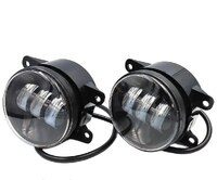 Фары светодиодные LED Honda Accord 8, CR-V, Crosstour, противотуманные 3.5" W/Y,белый/желтый свет,комплект 2шт (12716) 