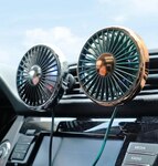 Вентилятор автомобільний USB 5см на решітку(13146)