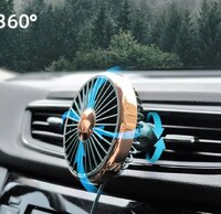Вентилятор автомобільний USB 5см на решітку(13146) 