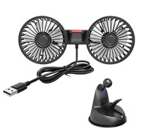 Авто вентилятор на присосці USB(13055) 