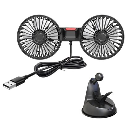 Авто вентилятор на присосці USB(13055)