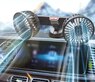 Авто вентилятор на присосці USB(13055)