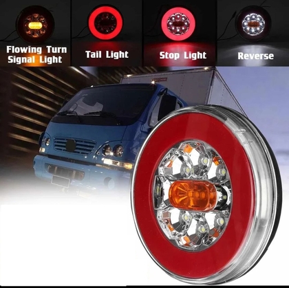 Фонарь задний DG-104 Truck light 12-24V  бегущий поворот(11841)