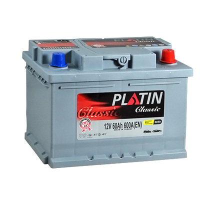 Автомобильный аккумулятор PLATIN Classic (60A/ч)/3524