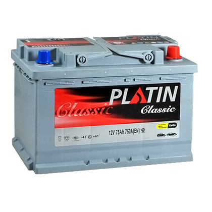 Автомобильный аккумулятор PLATIN Classic (75A/ч)/3525