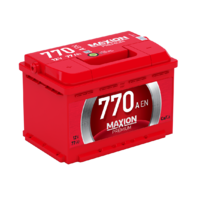 Авто аккумулятор MAXION 6CT- 77Аз 770А R (8741) Maxion