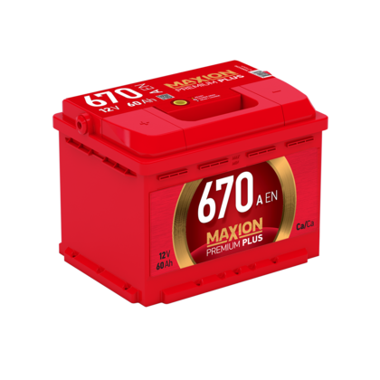 Аккумулятор автомобильный MAXION Premium Plus 6CT- 60Аз 670А R (8739)
