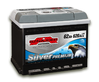 Автомобильный аккумулятор SZNAJDER Silver Premium (62A/ч)/3457 SZNAJDER