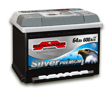 Автомобильный аккумулятор SZNAJDER Silver Premium (64A/ч)/3456