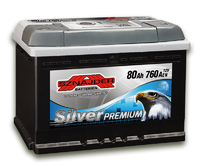 Автомобильный аккумулятор SZNAJDER Silver Premium (80A/ч)/3453 SZNAJDER