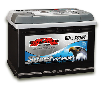 Автомобильный аккумулятор SZNAJDER Silver Premium (80A/ч)/3453