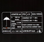 Швидкий зарядний пристрій для автоакумулятора 12-24В I-Starter 441 40A (12742)