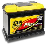 Автомобильный аккумулятор ZAP Plus (55A/ч)/3553 ZAP