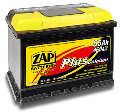 Автомобильный аккумулятор ZAP Plus (55A/ч)/3553