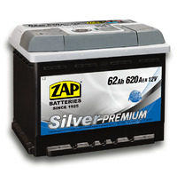 Автомобильный аккумулятор ZAP Silver Premium (62A/ч)/3577 ZAP
