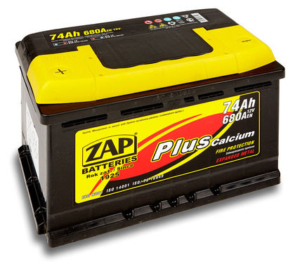 Автомобильный аккумулятор ZAP Plus (75A/ч)/3557
