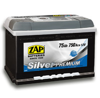 Автомобильный аккумулятор ZAP Silver Premium (75A/ч)/3579 ZAP