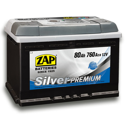 Автомобильный аккумулятор ZAP Silver Premium (80A/ч)/3580