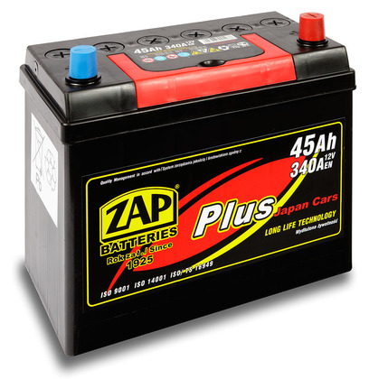 Автомобильный аккумулятор ZAP Plus Jp (45A/ч)/3560