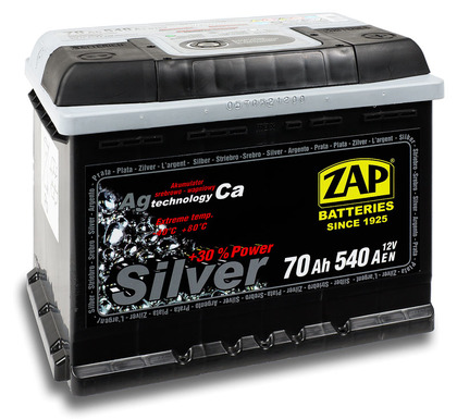 Автомобильный аккумулятор ZAP Silver (70A/ч)/3572